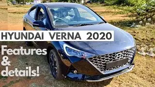 Hyundai Verna 2020 - Exclusive Features | variant-wise 🌟
