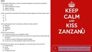 TEST D’INGRESSO - INFORMATICA