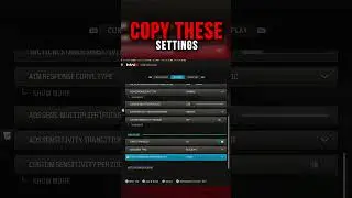 BEST SETTINGS TO AIM LIKE THE PROS IN MW3