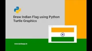 Draw Indian Flag Using Python   