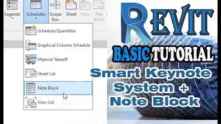 REVIT - SMART KEYNOTE SYSTEM + NOTE BLOCK