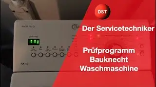 Bauknecht Whirlpool Waschmaschine Prüfprogramm Service Mode