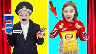 ШКОЛЬНИКИ пронесли СЛАДОСТИ в кинотеатр НО их поймал БИЛЕТЁР **2часть**