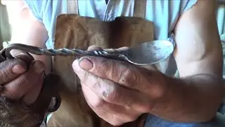 Blacksmithing - Forging A Silverware Set - The Spoon
