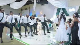 GROOM GOES CRAZY DANCING FOR THE BRIDE (NAHIMANA & VIRGINIA'S WEDDING)