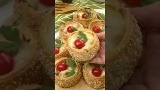 Mehmonbop “Julyen somsa” tayyorlash / Жульен с курицей и грибами в корзиночках!