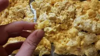 How To Freeze Dry Scrambled Eggs With Cheese - COOKED