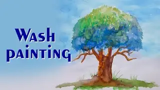 Wash Painting Technique