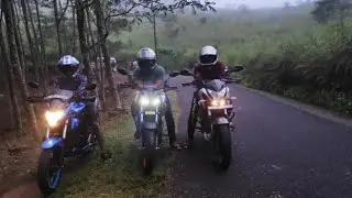 yamaha mt-15 v/s bajaj Ns-200 v/s Suzuki Gixxer  | Evening  ride