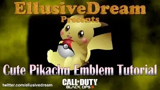 Cute Pikachu CoD Emblem Tutorial by EllusiveDream