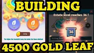 ARCHEROs BUILDING ARCHERO! 4500 GOLDEN LEAF! BOOST ATTACK! 350000 ATTACK!