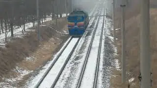 Перевыпуск. Сплотка тепловозов 2ТЭ10М-2605А, ЧМЭ3-1743/4006