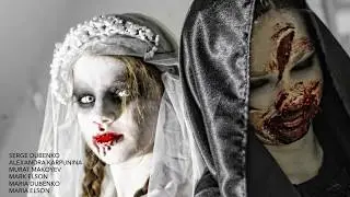 Halloween ZOMBIE in Shopping Mall - Maquillaje de Halloween ZOMBIE en centro comercial - Хеллоуин