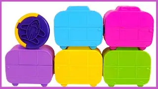 Aprenda cores e formas com as surpresas de massinha da Peppa Pig