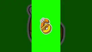 Count numbers from 1-10 Funny 3d effect text with sound (9) #shorts #short #animation #greenscreen