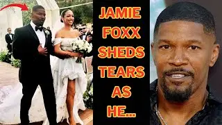 CONGRATS!!! Legendary Jamie Foxx Gets Emotional While Walking His First Child Corinne down the aisle