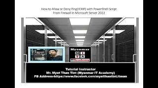04.How to Allow or Deny Ping (ICMP) with PowerShell Script From Firewall in Microsoft Server 2022