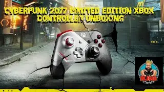 Cyberpunk 2077 limited Edition Xbox controller unboxing.