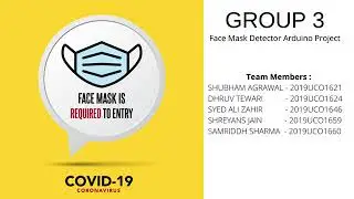 Arduino Project : AI Based Face Mask Detector
