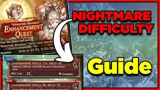 WoTV Nightmare Quest Guide and WARNING!: Wintertide Bloomers (FFBE War of the Visions)
