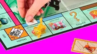 Новая настольная игра для детей Монополия Джуниор, распаковка! Monopoly Junior
