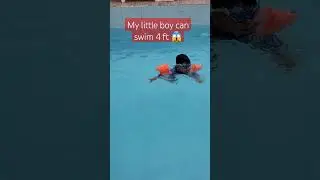 My brave little boy