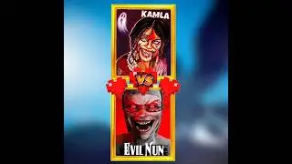 KAMLA HORROR GAME 🆚 EVIL NUN HORROR GAME OMG! 😱🔥| Games |#shorts