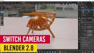 Switch between cameras in the viewport in Blender 2.8