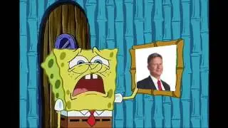 Sponge Bob cries to Gary Johnson