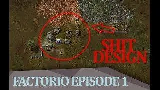 Factorio episode 1 - No food, No job