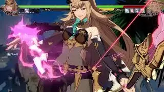 Granblue Fantasy Versus Metera Combo Video