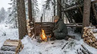 Survival in the cold forest was very difficult for him