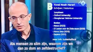 AI - EXPLAINED, NEXUS book by Yuval Noah Harari in BUITENHOF 20-10-2024  must see !