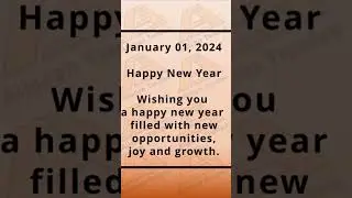 Happy New Year!