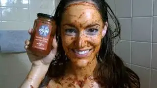 Girl covered in oil - Extra Virgin Olive Oil from Kaldi!