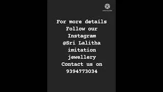 One gram gold jewellery with price details#imitationjewellery#onegramgold#hyderabad#gjpolish#fashion
