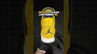How To Clean Lightning 4s ⚡️- Best Way To Clean Suede💯