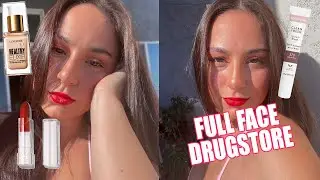 TESTING OUT NEW DRUGSTORE MAKEUP | Affordable Makeup Tutorial