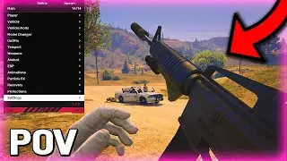POV the SCREEN of a MODDER on GTA Online in 2022