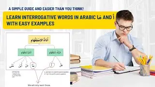 Learn مَا and أ with Easy Examples: A simple Guide and Easier than You Think!
