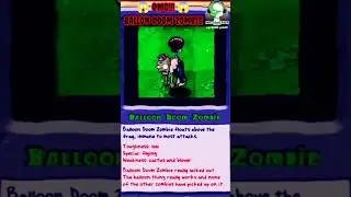 😱 OMG!!! 😱 Balloon Doom Zombie - Plants Vs Zombies 