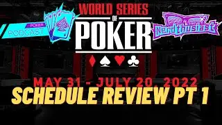 WSOP 2022 Schedule Announcement &  Review | First look at summer tournaments