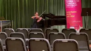 Masterclass: Jing Tang, Silver, 8th Singapore Performers' Festival & Chamber Music Competition 2024.