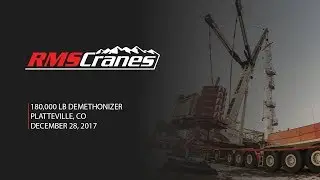 RMS Cranes - LTM1750 and LTM1400 - 180,000 lb Vessel Lift