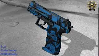 P2000 Oceanic Skin Wear & Float Preview