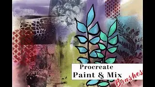 Paint and Mix Procreate Brush Set