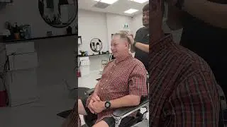Getting the Executive at The Barber Shop from Ankur.