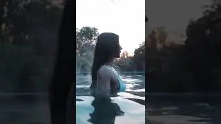 At the hot spring