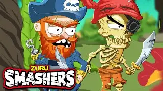 Lost In The Jungle + more SMASHERS! | ZURU | Smashers World | Cartoons for Kids | Action Cartoon