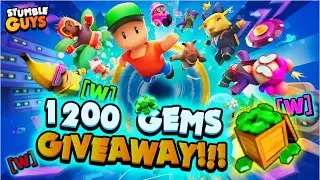🏆 1200 GEMS BUNDLE GIVEAWAY | Stumble guys Live Stream | MR. Yash